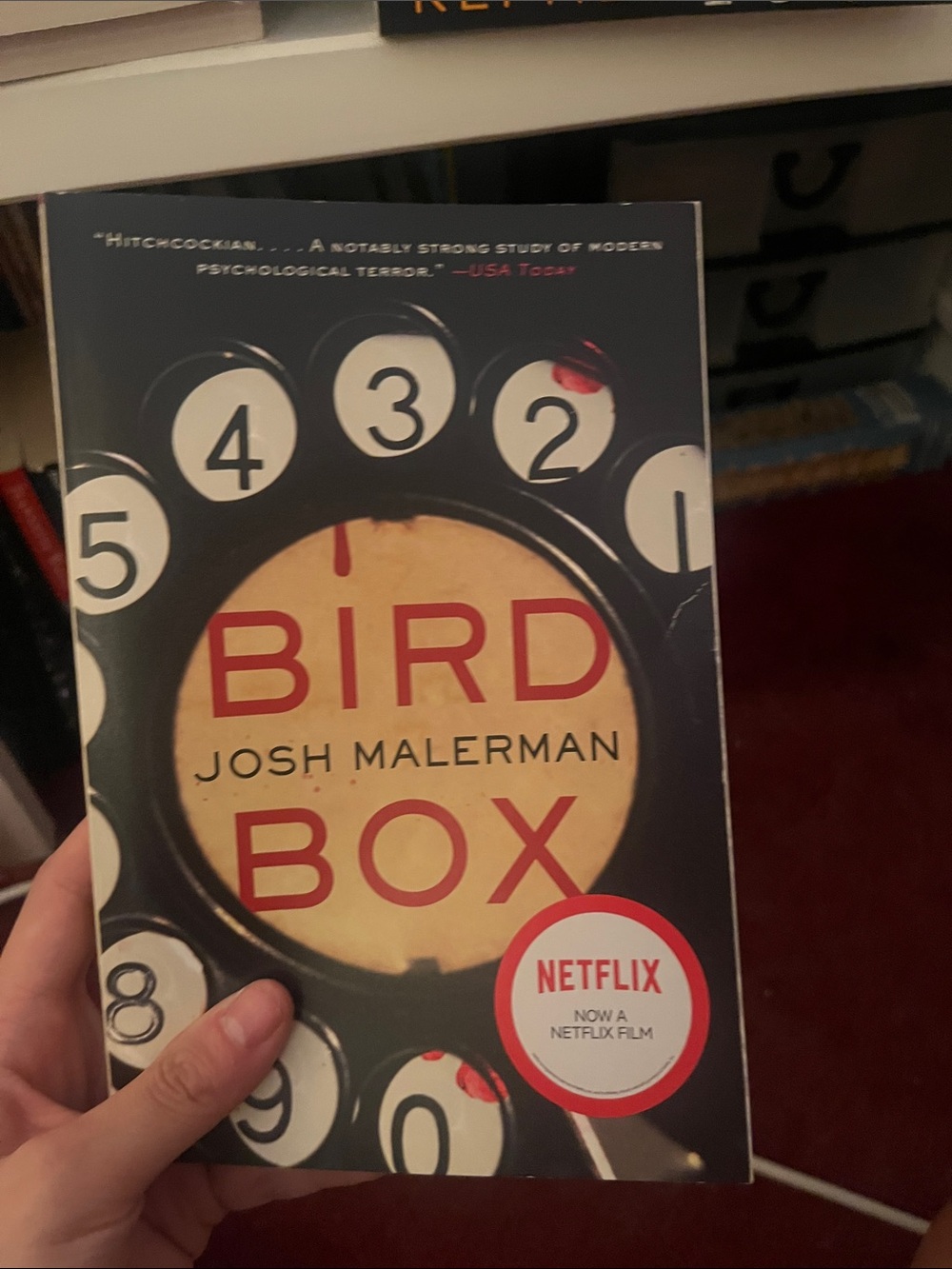 Bird Box by Josh Malerman - Black/Beige Paperback (Netflix Edition)